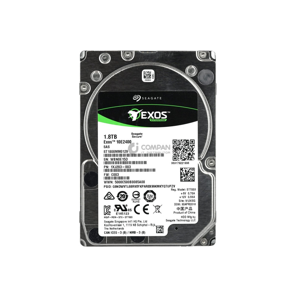 ST1800MM0129 SEAGATE HDD 1.8TB 10K SAS 12G 2.5" SFF HOT-SWAP